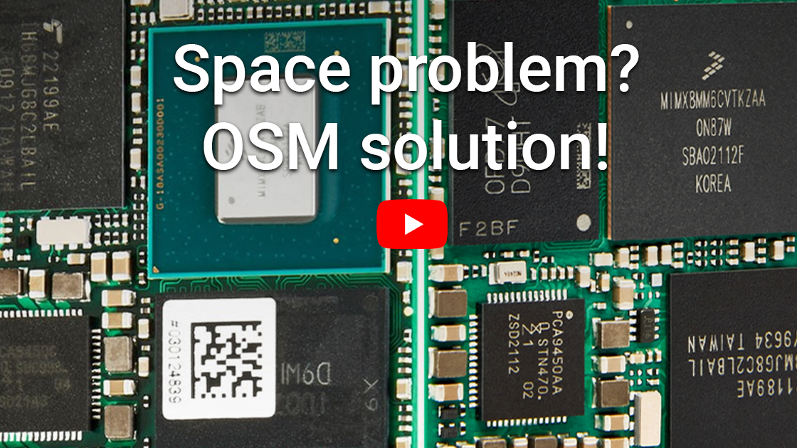 Open Standard Module (OSM): saving space for embedded systems